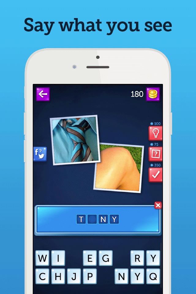 See It Say It - free guess the picture puzzle game. POP Pics quiz games 2014 screenshot 3