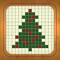Icon Fill and Cross. Christmas Riddles Free