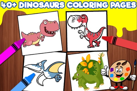 Dinosaurs Coloring Books For Kids screenshot 2