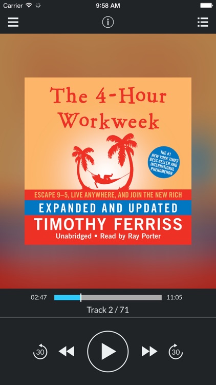 The 4-Hour Workweek, Expanded and Updated: Escape 9–5, Live Anywhere, and Join the New Rich (by Timothy Ferriss) (UNABRIDGED AUDIOBOOK)