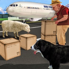 Activities of Sheep Run Dog Simulator 3D: Farm Lamb and Wool Transport through Transporter truck and Airplane