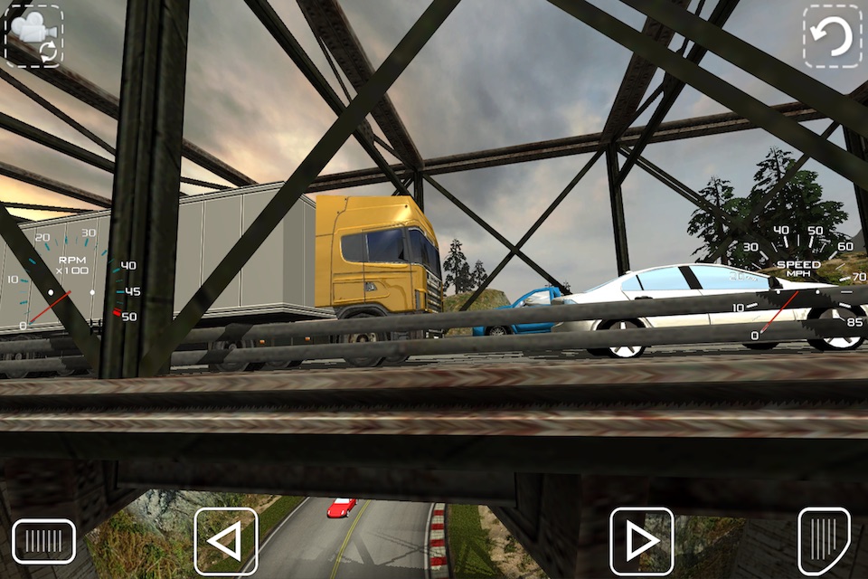 Truck Simulator Grand American Mountain Free screenshot 3
