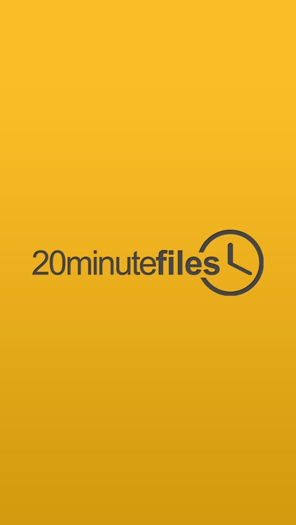 20minutefiles - secure file transfer and sharing