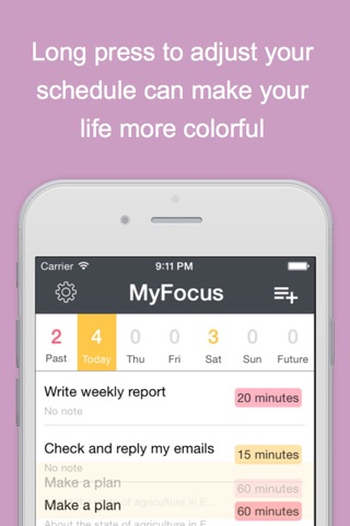 MyFocus for watch: Focus on your productivity screenshot 4