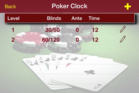 PokerClock screenshot 2