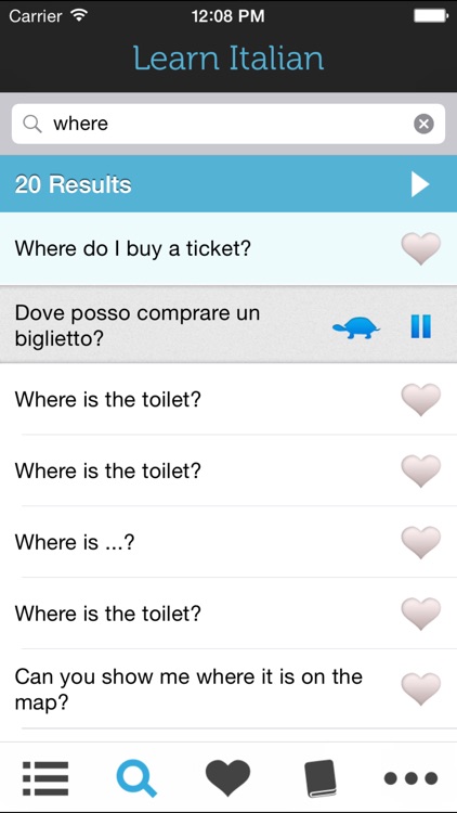 Learn Italian HD - Phrasebook for Travel in Italy screenshot-3