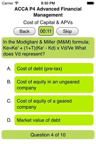 ACCA P4 Advanced Financial Management screenshot 4