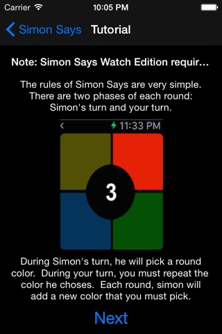Simon Says Watch Edition screenshot 2
