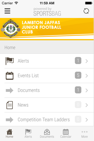 Lambton Jaffas Junior Football Club - Sportsbag screenshot 2