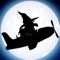 Boom Blast Witch Attack - fantasy aeroplane shooting game