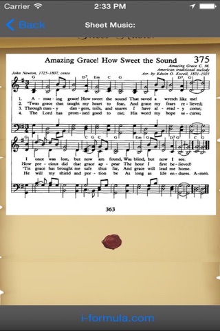 ihymn Amazing Grace screenshot 2