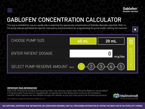 Gablofen® Refill Resource screenshot 2