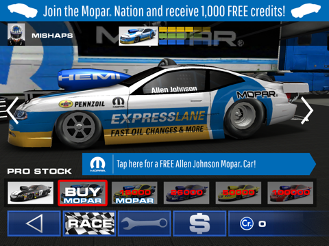 Mopar Drag N Brag для iPad