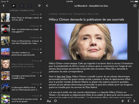 lire for iPad (Full-text RSS) screenshot 3