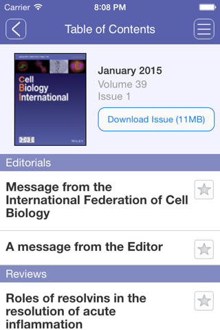 Cell Biology International screenshot 4