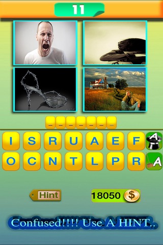 Guess Word From 4 Pictures - new cool photo puzzle trivia game with attractive images screenshot 2