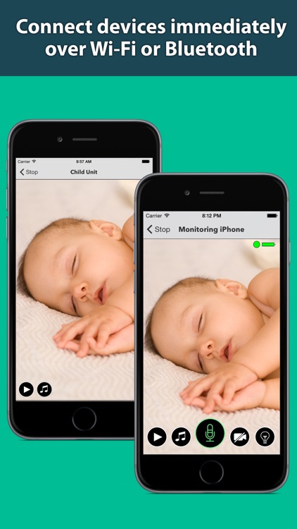 Secure Baby Monitor - Safe Wifi & Bluetooth Video Nanny Camera