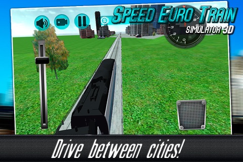 Speed Euro Train Simulator 3D Free screenshot 4