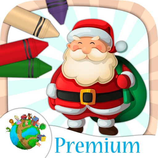 Color christmas - coloring drawings for kids  - Premium icon
