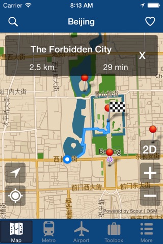 Beijing Offline Map - City Metro Airport screenshot 2