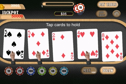 Fabulous Casino City Poker Blast Pro - New video card betting game screenshot 2