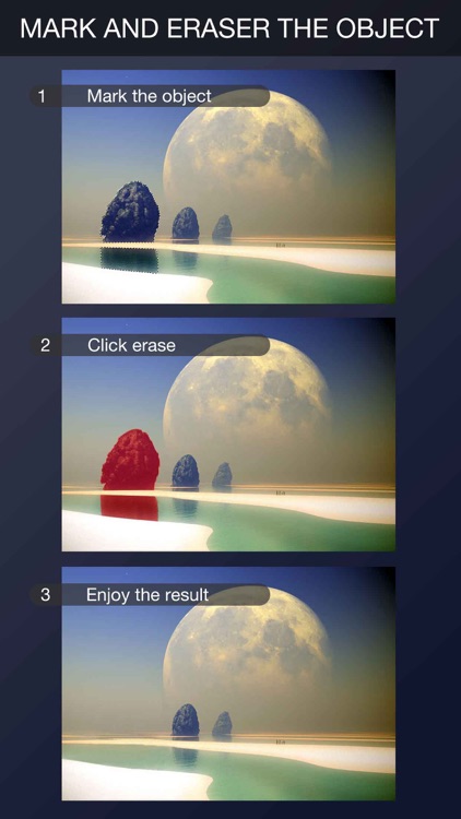 Photo Eraser, Inpaint: remove unwanted objects