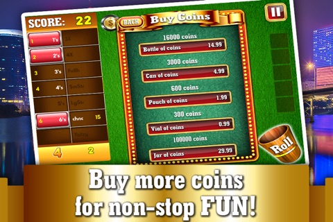 Macau Poker Dice FREE - Best VIP Addicting Yatzy Style Casino Game screenshot 4