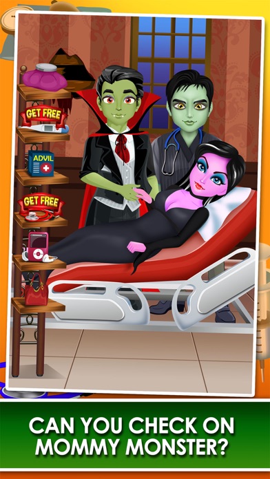 download Monster Mommy's Newborn Baby Doctor - my new girl salon & pregnancy make-up games for kids 2 apps 0