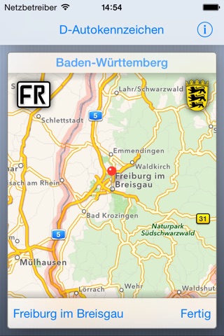 D-Autokennzeichen – für die Watch screenshot 3