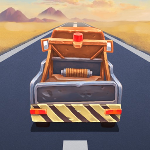 Desert truck-The endless road Icon