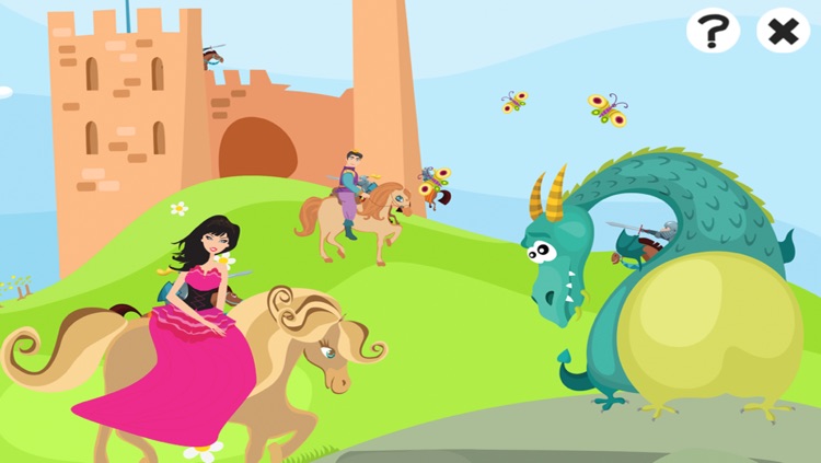 A Castle & Knight Fantasy Learn-ing Game for Children screenshot-4