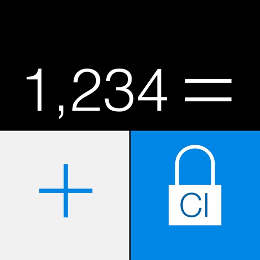 Secret Calculator Icon - Safe and Secure Photo Videos Secret Notes Password Manager Send Encode Messages Keep and Protect All Private Data and Information in One App iOS App