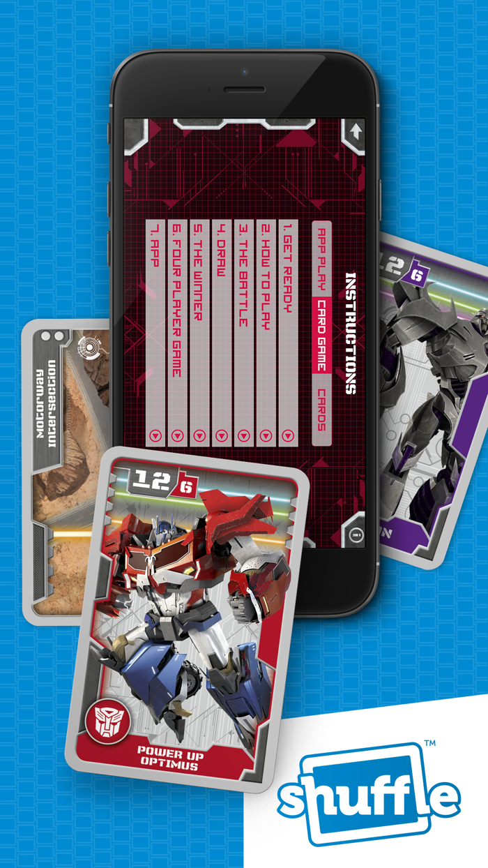 TRANSFORMERSCards by Shuffle