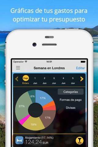 Travel Wallet - Expense tracker, control and save money in your trips screenshot 2
