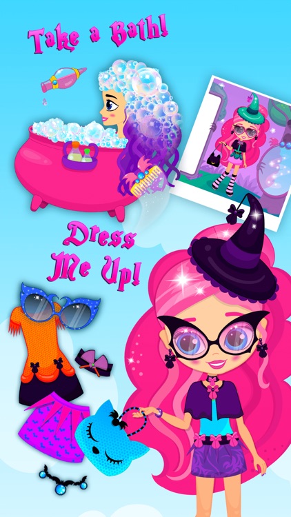 Little Witches Magic Makeover - No Ads screenshot-0