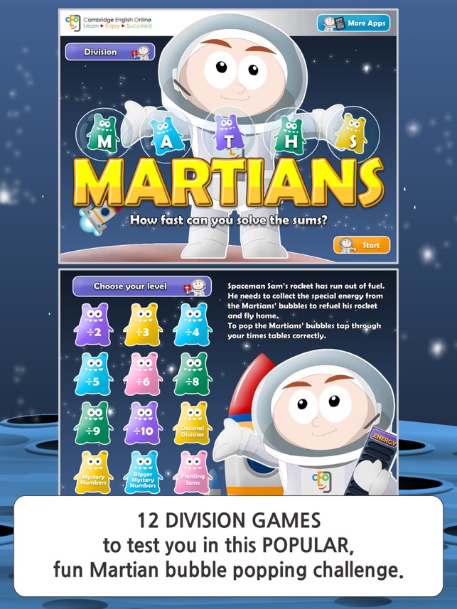 Maths Martians HD: Division(圖1)-速報App