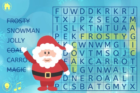 Christmas Word Search : Kids Holiday Word Find Puzzle Game screenshot 2