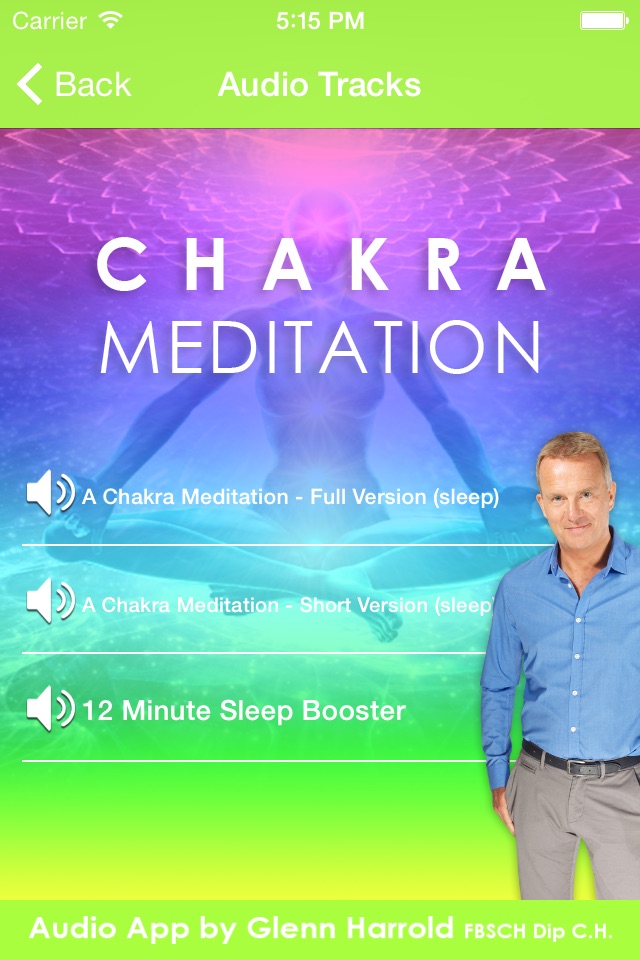 A Chakra Meditation by Glenn Harrold screenshot 3