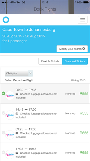 Cheap Flights South Africa(圖2)-速報App