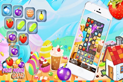 Fruit Crush Classic Match 3 Game screenshot 2