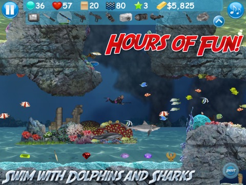 Atlantis Oceans HD Scuba Diving Shark Dolphin Fish Whale screenshot 4