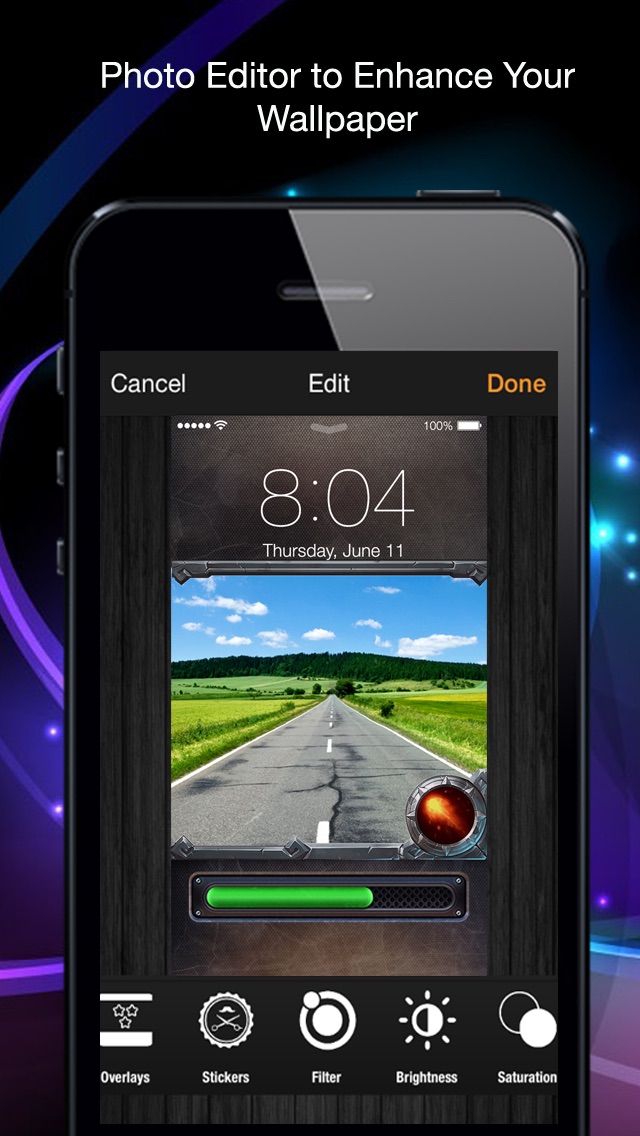Lock My Phone: The Best Lock and Home Screen Wallpaper for iOS 7 Screenshot 2