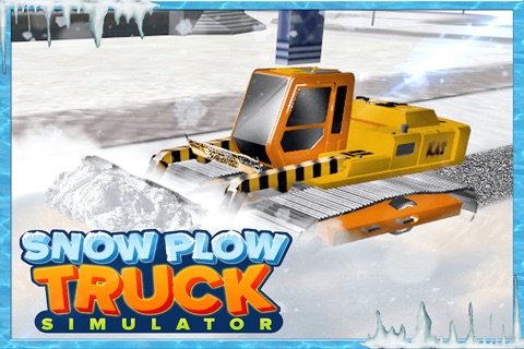 Snow Plow Truck Simulator 3D screenshot 2