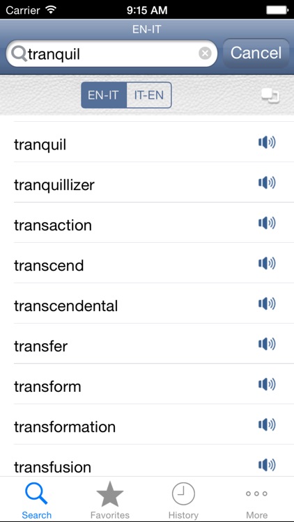 Italian<>English Dictionary