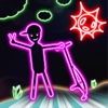 Neon Glow Pogo Stick-Man Jumpy