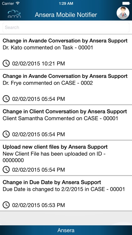 Ansera Mobile Notifier