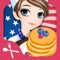 American Pancakes - learn how to make delicious pancakes with this cooking game!