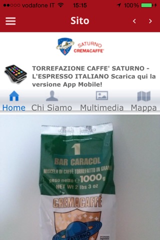TORREFAZIONE CAFFE' SATURNO screenshot 2