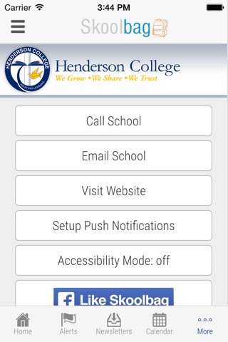 Henderson College - Skoolbag screenshot 4