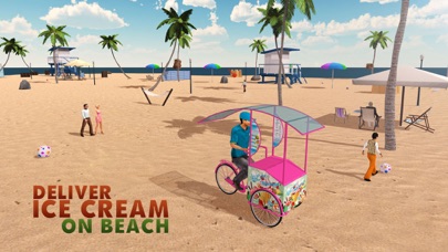 Ice Cream Beach Man 3D – Frozen Dessert Delivery Simulation 1.0 IOS -
